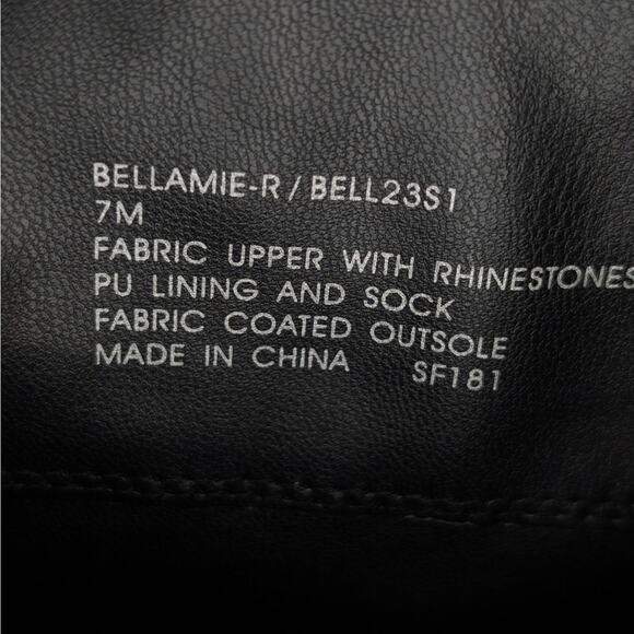 Steve Madden Bellamie Over the Knee Boot Women's Silver Size US7M EU37.5 - Picture 7 of 13